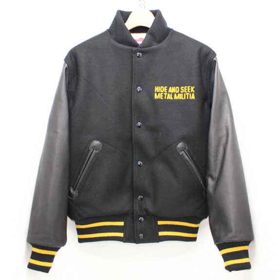 HIDE AND SEEK Stadium JKT Leather Sleeve