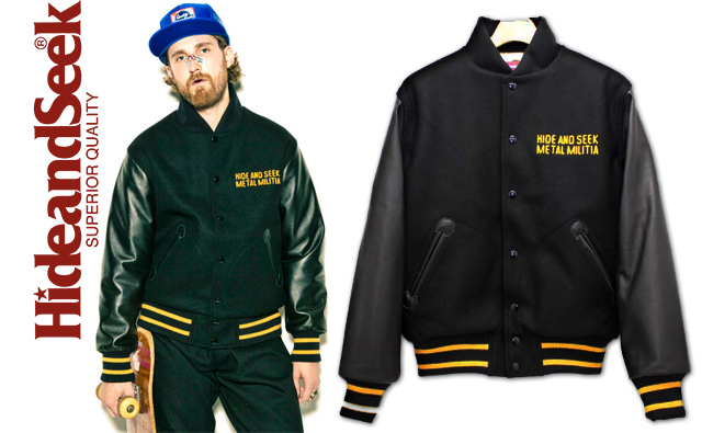 HIDE AND SEEK Stadium JKT Leather Sleeve