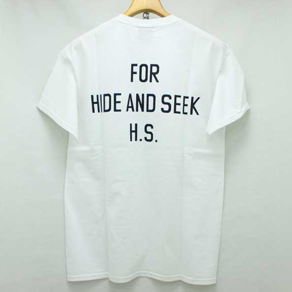 HIDE&SEEK FOR H.S. S/S Tee (14sa):WHITE