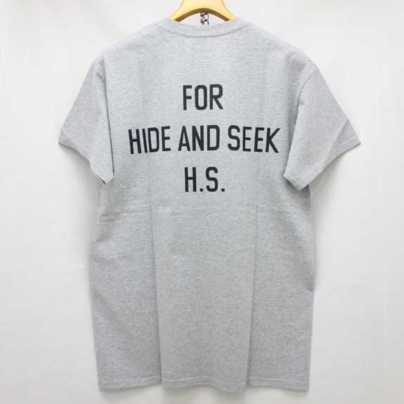 HIDE&SEEK FOR H.S. S/S Tee (14sa):H-GREY