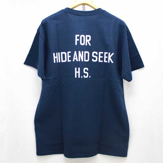 HIDE&SEEK FOR H.S. S/S Tee (14sa):NAVY