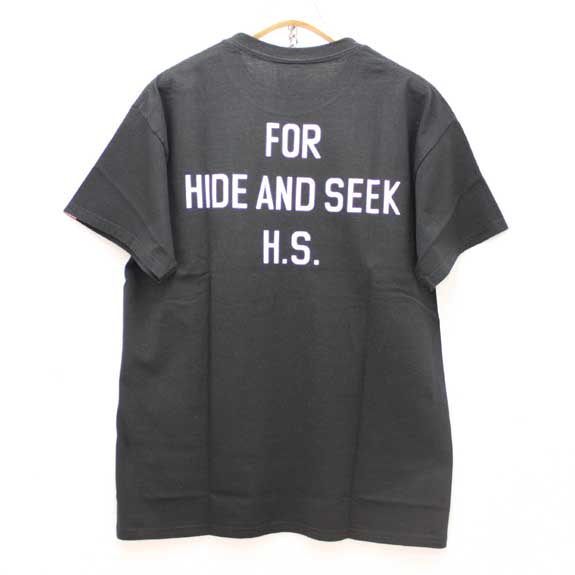 HIDE&SEEK FOR H.S. S/S Tee (14sa):BLACK