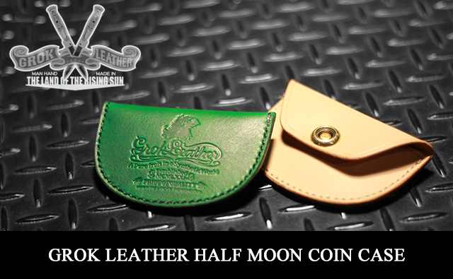 GROK LEATHER グロックレザー HALF MOON COIN CASE