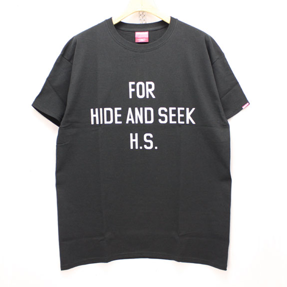 HIDE&SEEK For H.S. S/S Tee (15ss):BLACK×GRAY