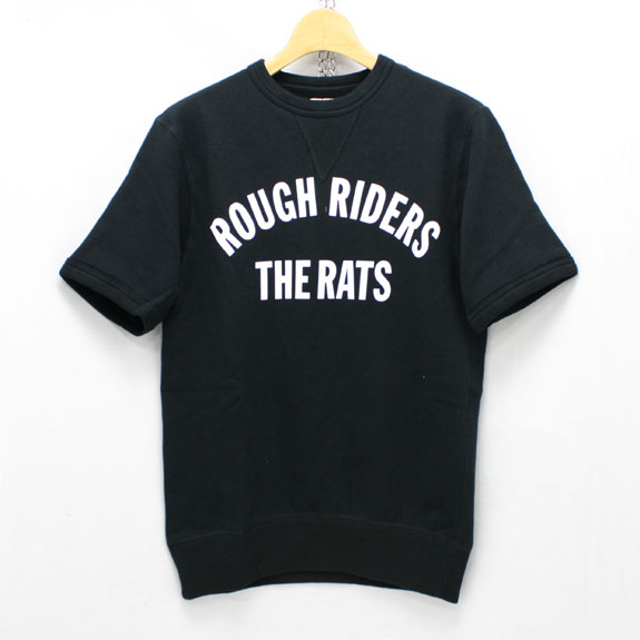 RATS ROUGH RIDERS S/S SWEAT:BLACK