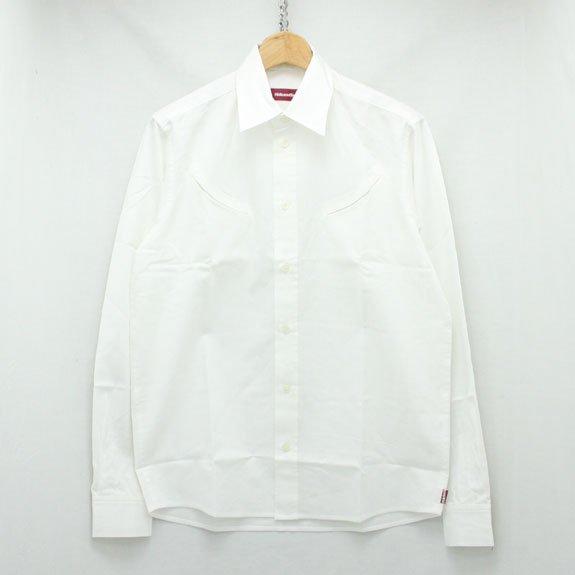 HIDE&SEEK OX Western L/S Shirt WHITE