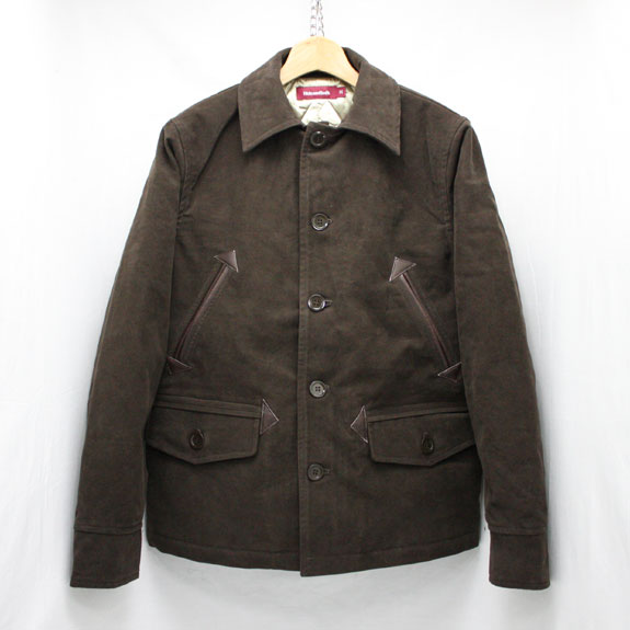 HIDE&SEEK Single Pcoat (15aw):BROWN(MOLESKIN)