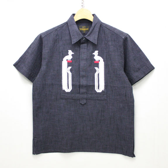 RATS EMBROIDERY SHIRT TYPE-A:NAVY