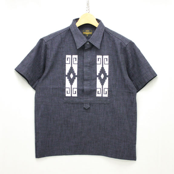RATS EMBROIDERY SHIRT TYPE-B:NAVY