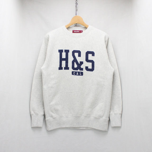 HIDE&SEEK H&S Sweat Shirt:OATMEAL